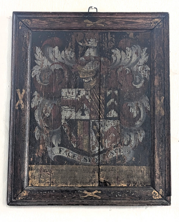 Tilty Church Painted Board Monument 17 June 2025 Copyright: William George