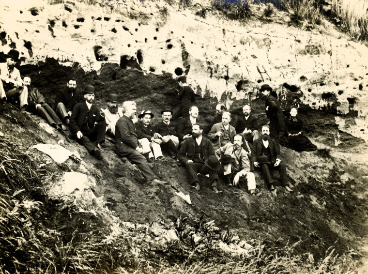 Walton on Naze Essex Field Club Field Trip 14 September 1889 Copyright: William George