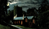 Essex Church by Moonlight Post Card