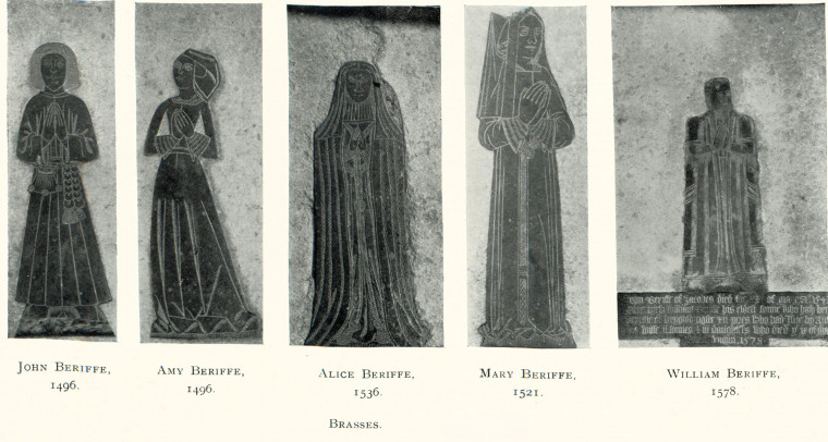 Brightlingsea Church Brasses Dickin 1913 Copyright: E P Dickin Brightlingsea 1913