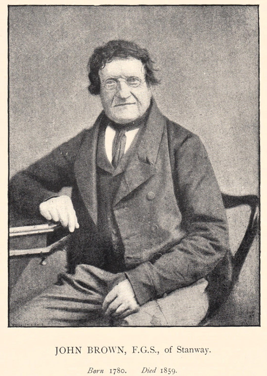 John Brown 1780 to 1859 Geologist and Stonemason Copyright: William George