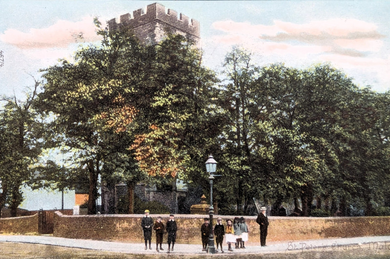 Maldon St Peter Church Post Card Copyright: William George