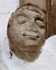 Wendens Ambo Church Interior Face with broken nose 7 August 2022