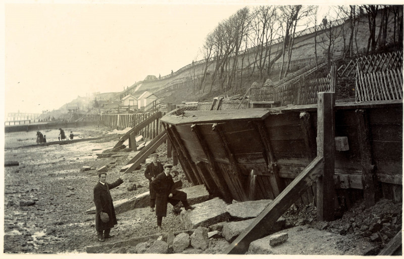 Clacton Sea Wall Collapse Copyright: William George