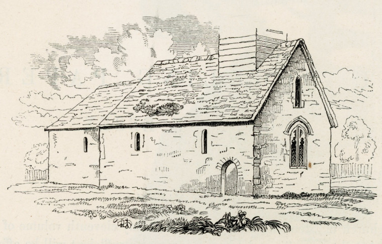 Stondon Masey Church Sketch Suckling 1845 Copyright: Alfred Suckling Essex Antiquities 1845
