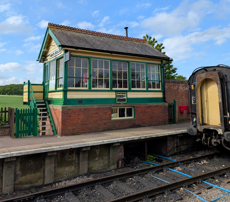 North Weald Station Signal Box 5th May 2025 Copyright: William George