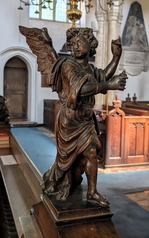 Hatfield Broad Oak Church Wood Carving 1 27 June 2025 Copyright: William George