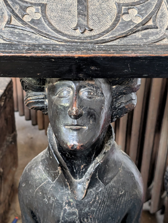 Hatfield Broad Oak Church Lectern Head 27 June 2025 Copyright: William George