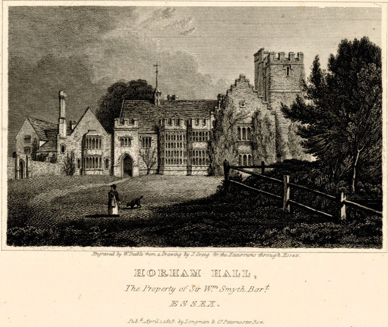 Horham Hall Excursions through Essex 1819 Copyright: William George