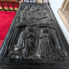 Castle Hedingham Church Monument Couple and Arms 8 August 2025