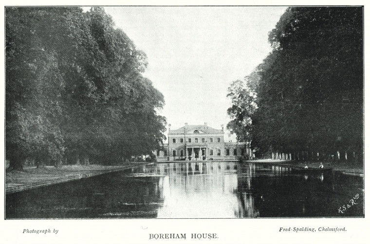 Boreham Hall Country Seat 1897 Copyright: William George