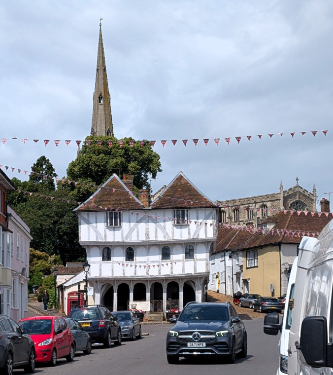 Thaxted Main Road and Guildhall 7th June 2025 Copyright: William George