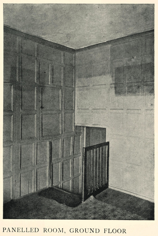 Eastbury House Paneled Room Ground Floor 1917 Copyright: London Survey Committee 1917