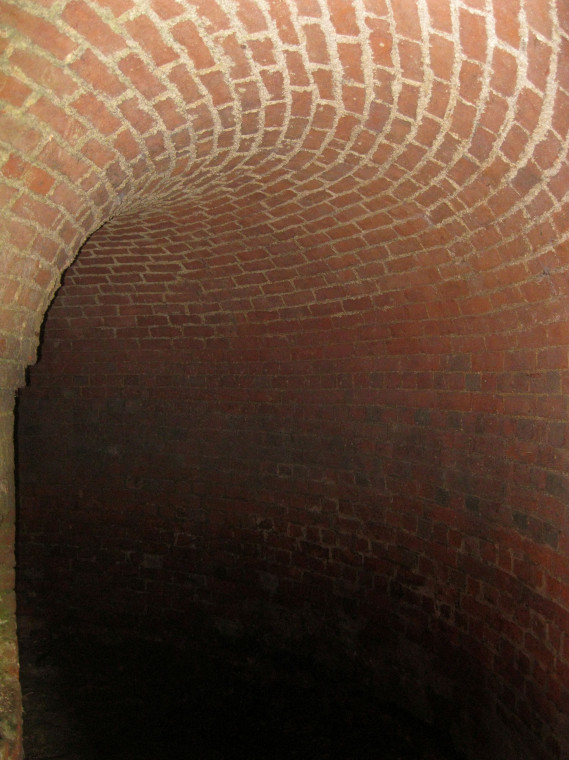 Beaumont 1869 Lime Kiln Interior Barrel Vault August 2014 Copyright: William George
