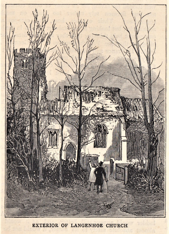 Langenhoe Church Exterior Essex Earthquake 1884 Copyright: William George