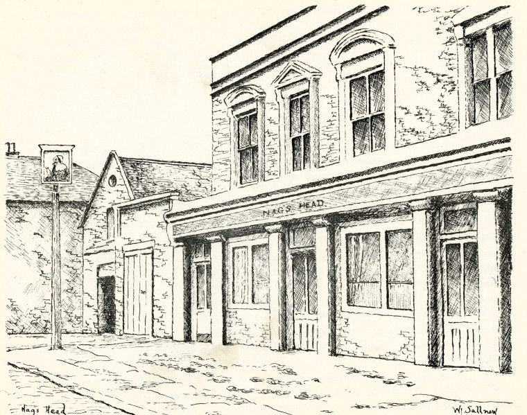 Walthamstow Nags Head W J Sallnow 1978 Copyright: Walter Sallnow and Alfred Rogers Waltham Forest Treasures 1978