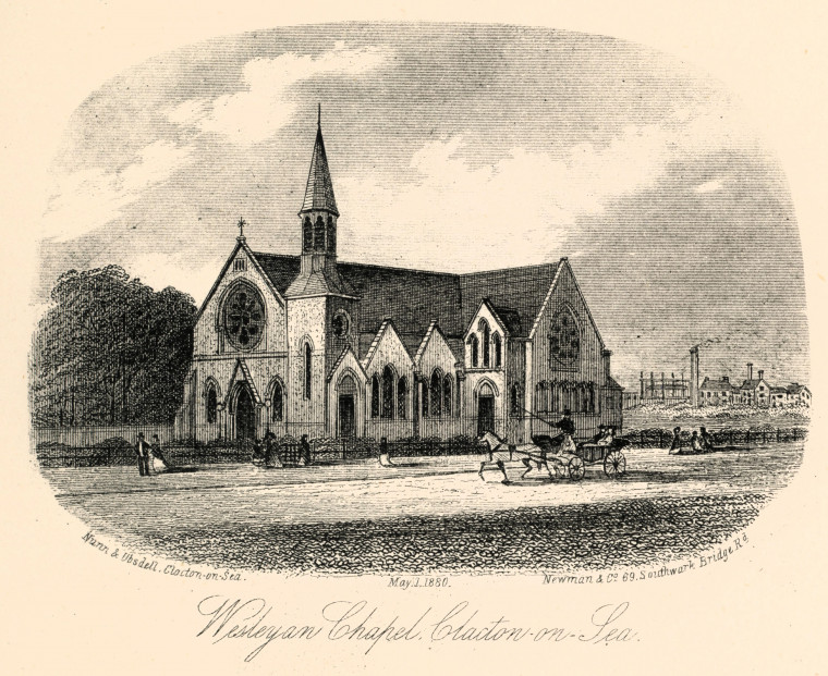 Clacton Wesleyan Chapel 1880 Nunn and Ubsdell Copyright: Nunn and Ubsdell 1880