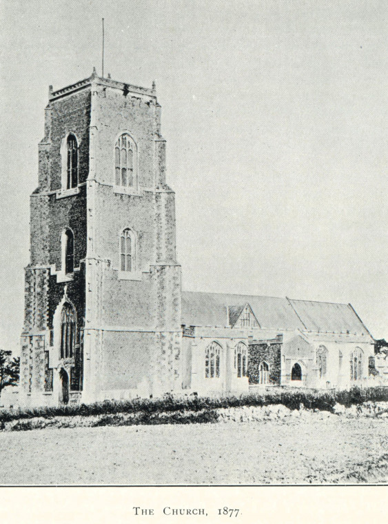 Brightlingsea Church Exterior 1877 Dickin 1913 Copyright: E P Dickin Brightlingsea 1913