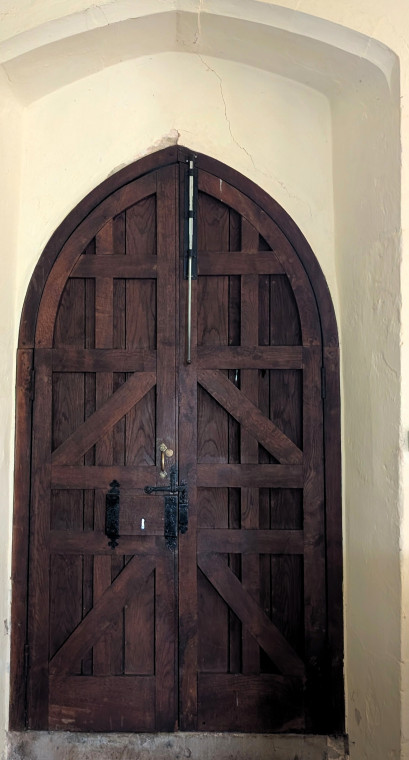 Matching Church Inside of Main Door 9 August 2025 Copyright: William George