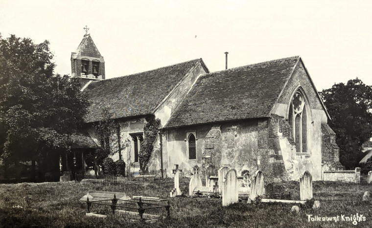 Tolleshunt Knights Church Postcard Copyright: William George