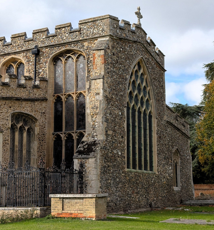 Bocking Church Exterior East End of Chancel from South 2025 Copyright: William George