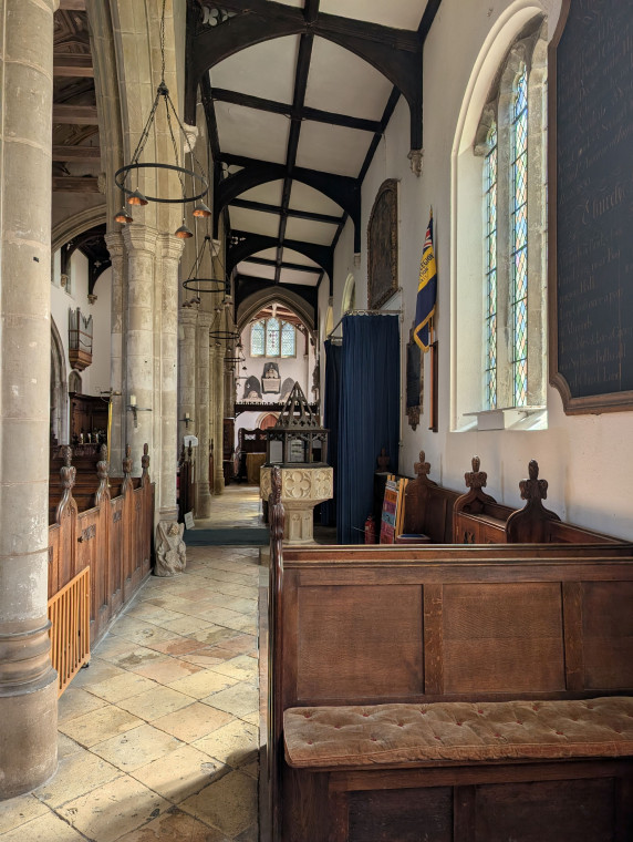 Hatfield Broad Oak Church Looking East 27 June 2025 Copyright: William George