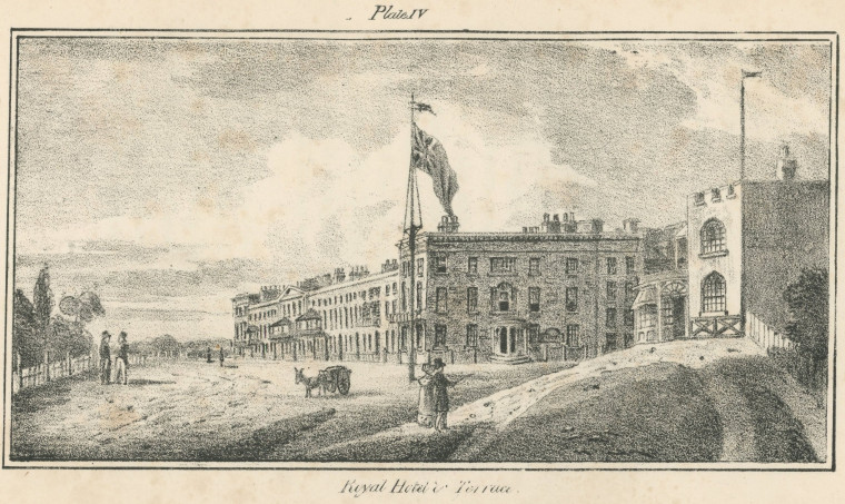 Southend Royal Hotel and Terrace 1824 Guide Copyright: Southend Guide by a Gentleman 1824