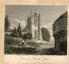 Bocking Church Essex engraving about 1820 