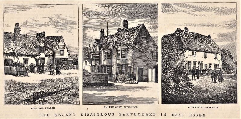 Recent Disastrous Earthquake in East Essex Copyright: William George