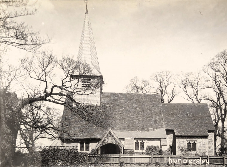 Thundersley Church Post Card Copyright: William George
