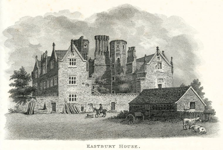 Eastbury House Barking Ogborne 1817 Copyright: Elizabeth Ogborne History of Essex 1817