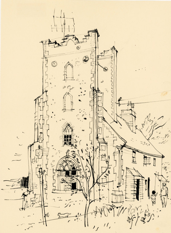 Tattingstone Wonder Pen and Ink Drawing Copyright: Paul Sharp