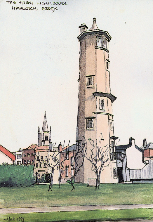Harwich High Lighthouse Place Mat Copyright: Hall 1993