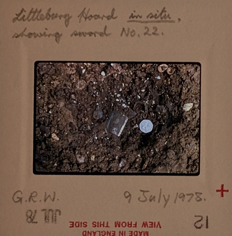Littlebury Late Bronze Age Hoard M11 9 July 1978 slide 12 Copyright: Graham R Ward Archive 