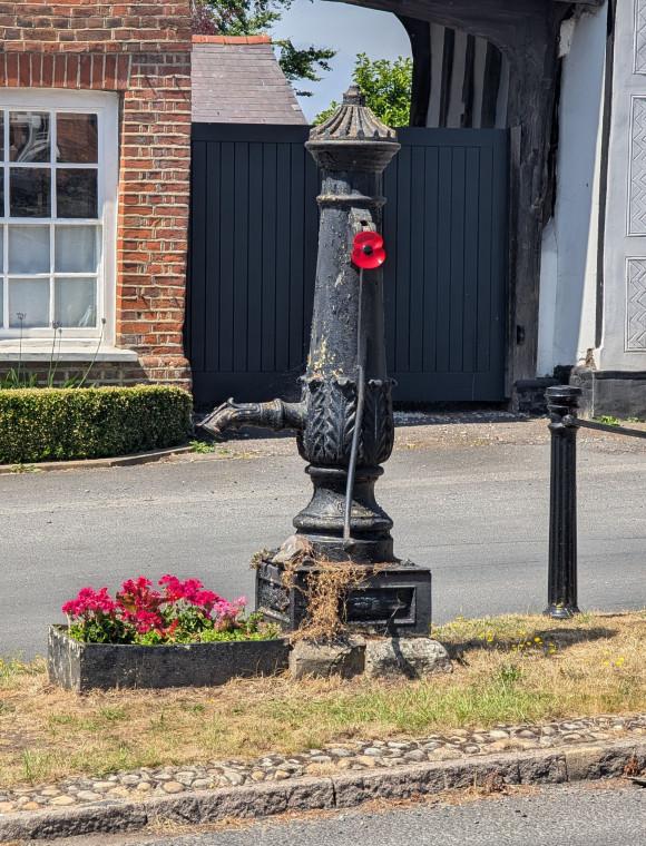 Hatfield Broad Oak Village Pump Detail 27 June 2025 Copyright: William George