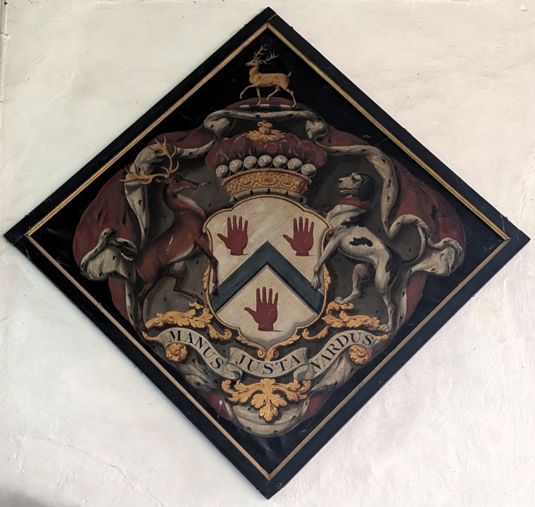 Tilty Church Hatchment 17 June 2025 Copyright: William George