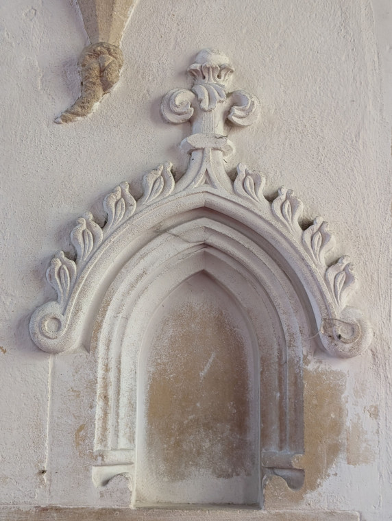 Castle Hedingham Church Niche 8 August 2025 Copyright: William George