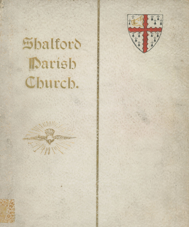 Florence F Law Shalford Church Book 1898 Front Cover Copyright: Florence Law Shalford Church 1898