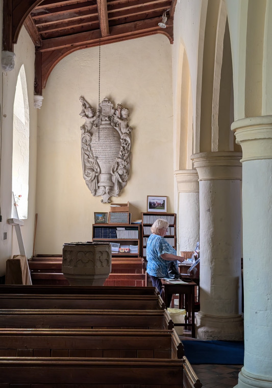 Matching Church South Aisle 9th August 2025 Copyright: William George