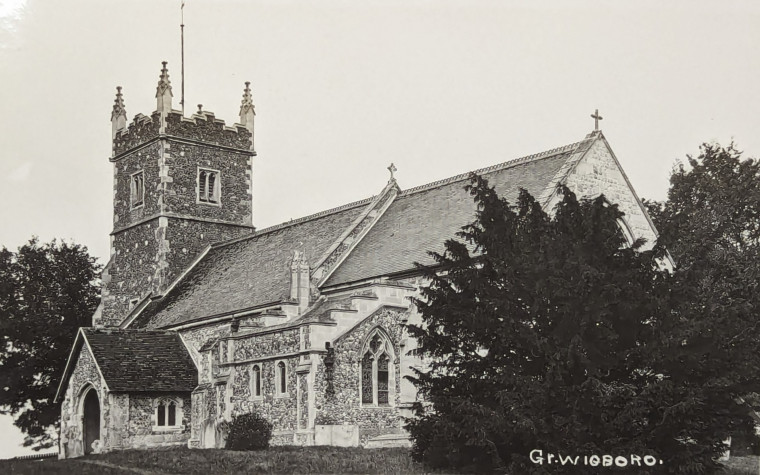 Great Wigborough Church Postcard Copyright: William George
