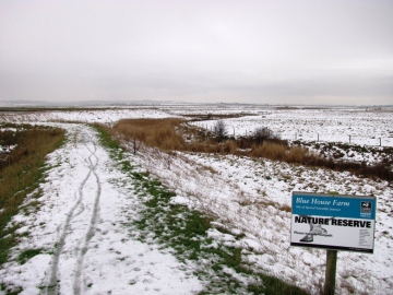 Blue House Farm EWT Reserve in the snow Copyright: Graham Smith