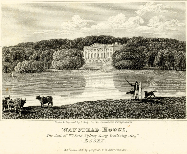 Wanstead House Excursions through Essex 1819 Copyright: William George