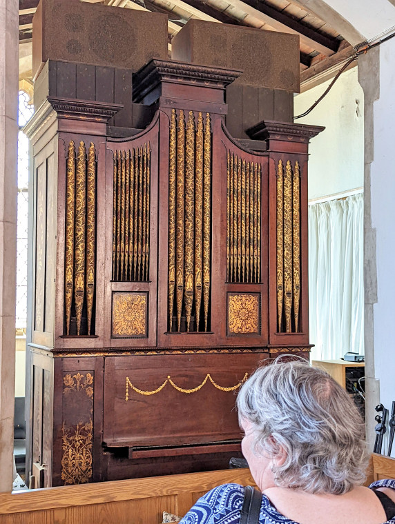 Wendens Ambo Church Organ 1780s 7 August 2022 Copyright: William George
