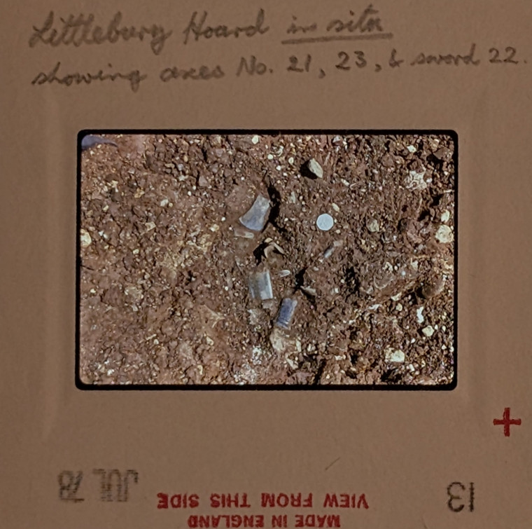 Littlebury Late Bronze Age Hoard M11 9 July 1978 slide 13 Copyright: William George