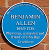 Braintree Benjamin Allen Plaque 4 April 2025 