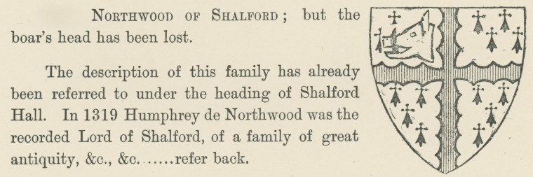 Northwood of Shalford Family F F Law 1898 Copyright: Florence Law Shalford Church 1898