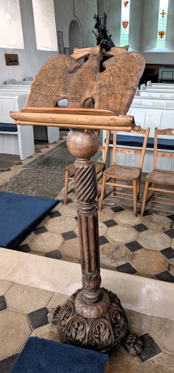Tilty Church Eagle Lectern 17 June 2025 Copyright: William George