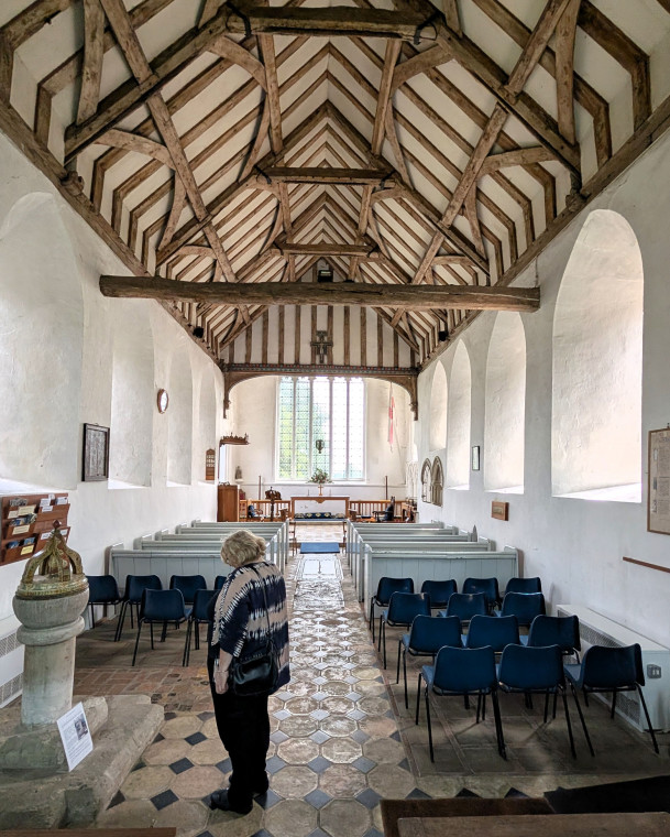 Tilty Church Looking East 17 June 2025 Copyright: William George