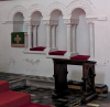 Castle Hedingham Church Sedilia and Reading Desk 8 August 2025
