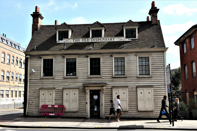 Old Dispensary Romford Road Stratford Webbs Copyright: William George
